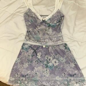 tiger mist skirt set